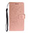 Coque Portefeuille Livre Cuir Etui Clapet T15 pour Huawei P40 Or Rose