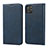 Coque Portefeuille Livre Cuir Etui Clapet T16 pour Apple iPhone 11 Pro Max Bleu