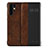 Coque Portefeuille Livre Cuir Etui Clapet T16 pour Huawei P30 Pro New Edition Marron