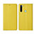 Coque Portefeuille Livre Cuir Etui Clapet T16 pour Xiaomi Redmi Note 8 (2021) Jaune