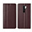 Coque Portefeuille Livre Cuir Etui Clapet T16 pour Xiaomi Redmi Note 8 Pro Marron