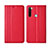 Coque Portefeuille Livre Cuir Etui Clapet T16 pour Xiaomi Redmi Note 8T Rouge