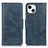 Coque Portefeuille Livre Cuir Etui Clapet T17 pour Apple iPhone 13 Bleu