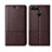 Coque Portefeuille Livre Cuir Etui Clapet T17 pour Huawei Honor V20 Marron