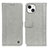 Coque Portefeuille Livre Cuir Etui Clapet T18 pour Apple iPhone 13 Gris