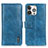 Coque Portefeuille Livre Cuir Etui Clapet T20 pour Apple iPhone 14 Pro Bleu