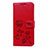 Coque Portefeuille Livre Cuir Etui Clapet T21 pour Huawei P40 Rouge