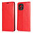 Coque Portefeuille Livre Cuir Etui Clapet T21 pour Xiaomi Mi 11 Lite 5G NE Rouge