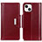 Coque Portefeuille Livre Cuir Etui Clapet T22 pour Apple iPhone 13 Mini Rouge