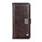 Coque Portefeuille Livre Cuir Etui Clapet T24 pour Samsung Galaxy Note 20 5G Marron