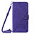 Coque Portefeuille Livre Cuir Etui Clapet Y01B pour Apple iPhone 13 Pro Max Violet