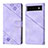 Coque Portefeuille Livre Cuir Etui Clapet Y01B pour Google Pixel 6 5G Violet