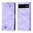 Coque Portefeuille Livre Cuir Etui Clapet Y01B pour Google Pixel 6 Pro 5G Violet