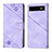 Coque Portefeuille Livre Cuir Etui Clapet Y01B pour Google Pixel 6a 5G Violet