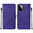 Coque Portefeuille Livre Cuir Etui Clapet Y01B pour Motorola Moto G Power 5G (2023) Violet