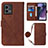 Coque Portefeuille Livre Cuir Etui Clapet Y01B pour Motorola Moto G Stylus (2023) 5G Marron