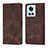 Coque Portefeuille Livre Cuir Etui Clapet Y01B pour OnePlus 10R 5G Marron