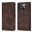 Coque Portefeuille Livre Cuir Etui Clapet Y01B pour OnePlus 10T 5G Marron