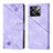 Coque Portefeuille Livre Cuir Etui Clapet Y01B pour OnePlus 10T 5G Violet