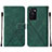 Coque Portefeuille Livre Cuir Etui Clapet Y01B pour Oppo A55S 5G Vert