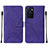 Coque Portefeuille Livre Cuir Etui Clapet Y01B pour Oppo A55S 5G Violet