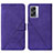 Coque Portefeuille Livre Cuir Etui Clapet Y01B pour Oppo A56S 5G Violet