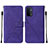 Coque Portefeuille Livre Cuir Etui Clapet Y01B pour Oppo A74 5G Violet