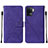 Coque Portefeuille Livre Cuir Etui Clapet Y01B pour Oppo A94 4G Violet