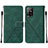 Coque Portefeuille Livre Cuir Etui Clapet Y01B pour Oppo A94 5G Vert