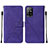 Coque Portefeuille Livre Cuir Etui Clapet Y01B pour Oppo A95 5G Violet