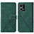 Coque Portefeuille Livre Cuir Etui Clapet Y01B pour Oppo F21 Pro 4G Vert