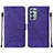 Coque Portefeuille Livre Cuir Etui Clapet Y01B pour Oppo Reno6 Pro 5G Violet