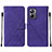 Coque Portefeuille Livre Cuir Etui Clapet Y01B pour Realme 10 Pro 5G Violet