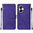 Coque Portefeuille Livre Cuir Etui Clapet Y01B pour Realme 10 Pro+ Plus 5G Violet