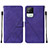 Coque Portefeuille Livre Cuir Etui Clapet Y01B pour Realme C11 (2021) Violet