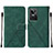 Coque Portefeuille Livre Cuir Etui Clapet Y01B pour Realme GT Neo3 5G Vert