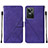 Coque Portefeuille Livre Cuir Etui Clapet Y01B pour Realme GT Neo3 5G Violet