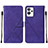 Coque Portefeuille Livre Cuir Etui Clapet Y01B pour Realme GT2 Pro 5G Violet