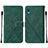 Coque Portefeuille Livre Cuir Etui Clapet Y01B pour Samsung Galaxy A02 Vert