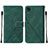 Coque Portefeuille Livre Cuir Etui Clapet Y01B pour Samsung Galaxy A03 Core Vert