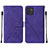 Coque Portefeuille Livre Cuir Etui Clapet Y01B pour Samsung Galaxy A03 Violet