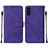 Coque Portefeuille Livre Cuir Etui Clapet Y01B pour Samsung Galaxy A04s Violet