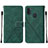 Coque Portefeuille Livre Cuir Etui Clapet Y01B pour Samsung Galaxy A11 Vert