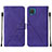 Coque Portefeuille Livre Cuir Etui Clapet Y01B pour Samsung Galaxy A12 5G Violet