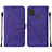 Coque Portefeuille Livre Cuir Etui Clapet Y01B pour Samsung Galaxy A21s Violet