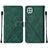 Coque Portefeuille Livre Cuir Etui Clapet Y01B pour Samsung Galaxy A22 5G Vert