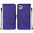 Coque Portefeuille Livre Cuir Etui Clapet Y01B pour Samsung Galaxy A22s 5G Violet