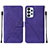 Coque Portefeuille Livre Cuir Etui Clapet Y01B pour Samsung Galaxy A23 4G Violet