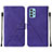 Coque Portefeuille Livre Cuir Etui Clapet Y01B pour Samsung Galaxy A32 5G Violet