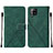Coque Portefeuille Livre Cuir Etui Clapet Y01B pour Samsung Galaxy A42 5G Vert